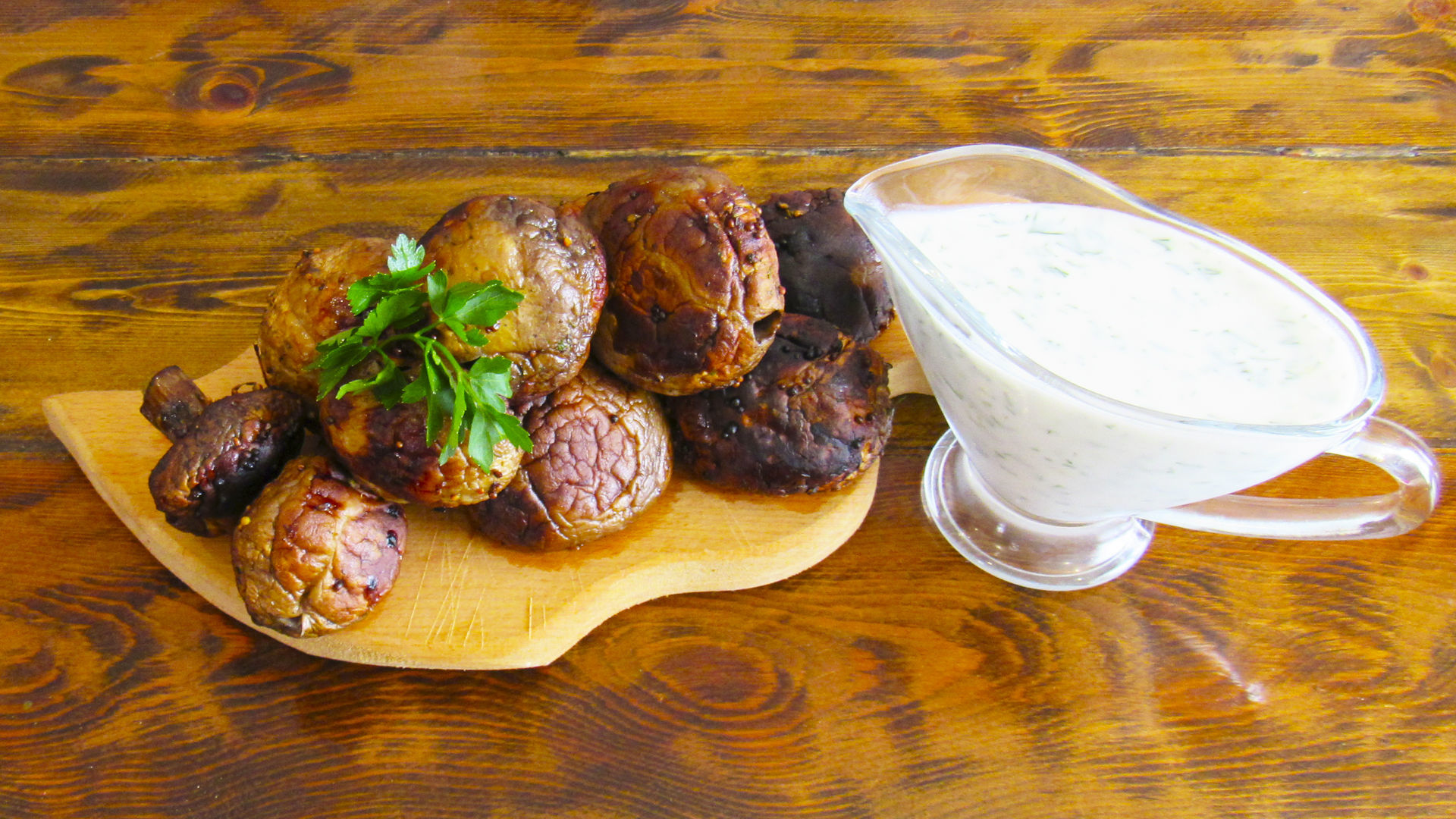 грибы на гриле рецепт шампиньоны маринад